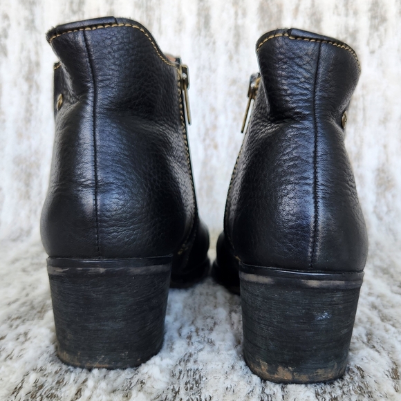 Pikolinos "Andorra" Black Leather Ankle Boots | Women's Size 37 EU, 6.5 - 7 US - Picture 4 of 11